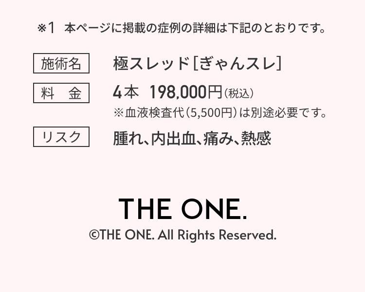 ©THE ONE. All Rights Reserved.