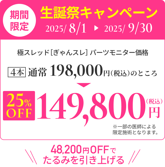 生誕祭キャンペーン