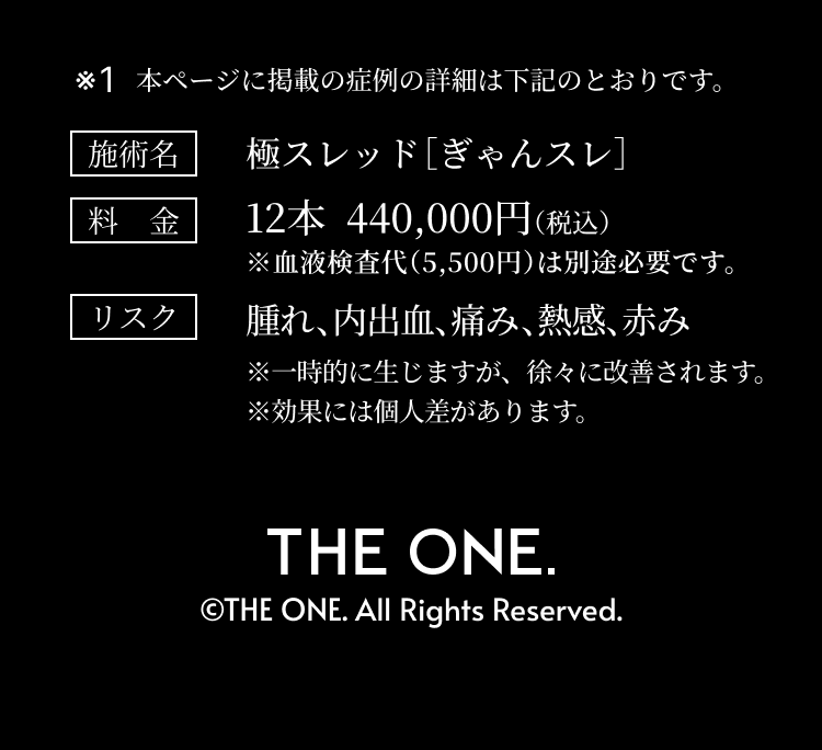 ©THE ONE. All Rights Reserved.